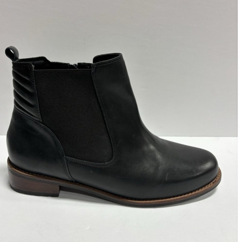 David Tate Women’s Leo, Black Chelsea Boots, Size 10 M